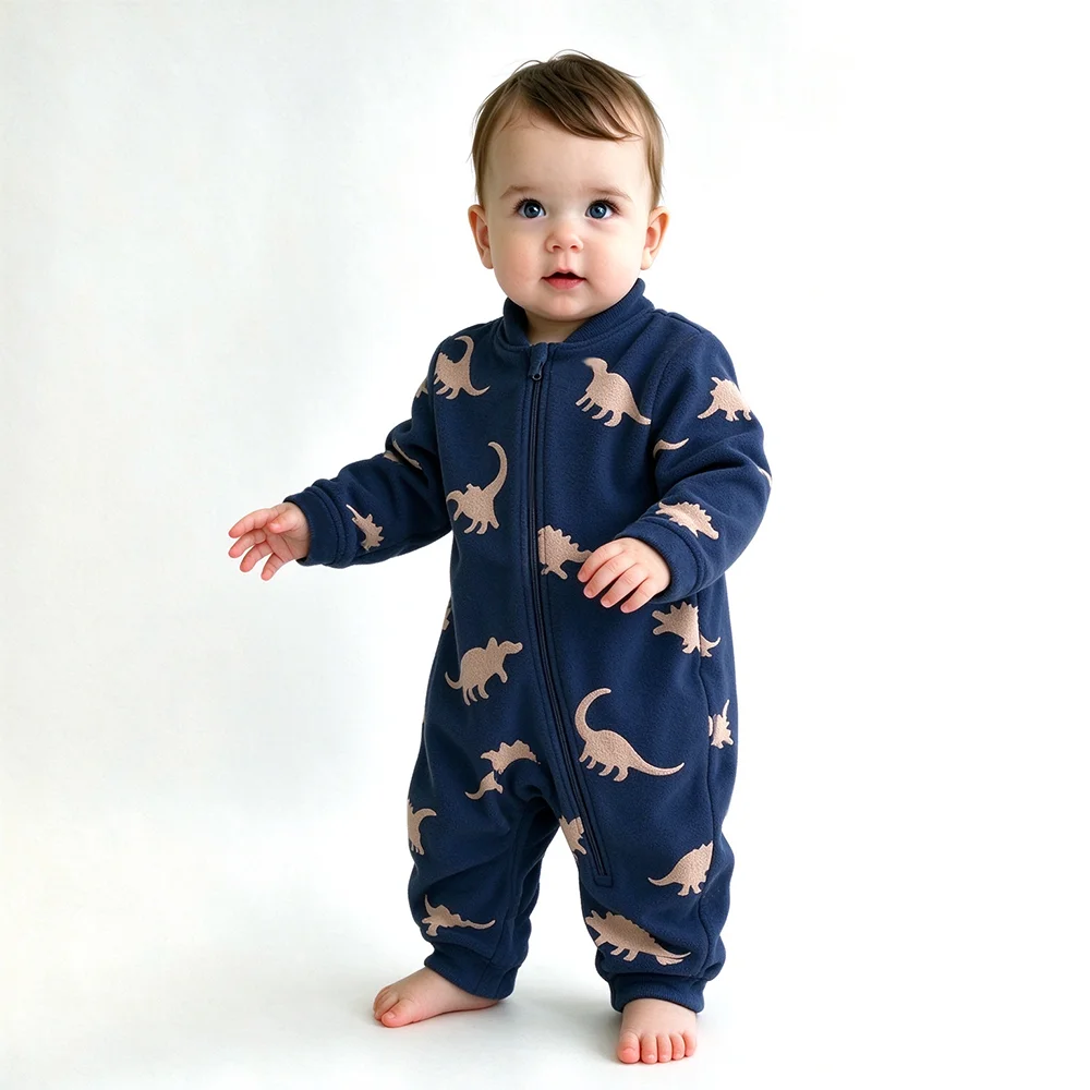 Yumuşak, Sıcak, Bebek Polar Tu - Cotton Baby Onesies Zipper incelemesi ve fiyatı