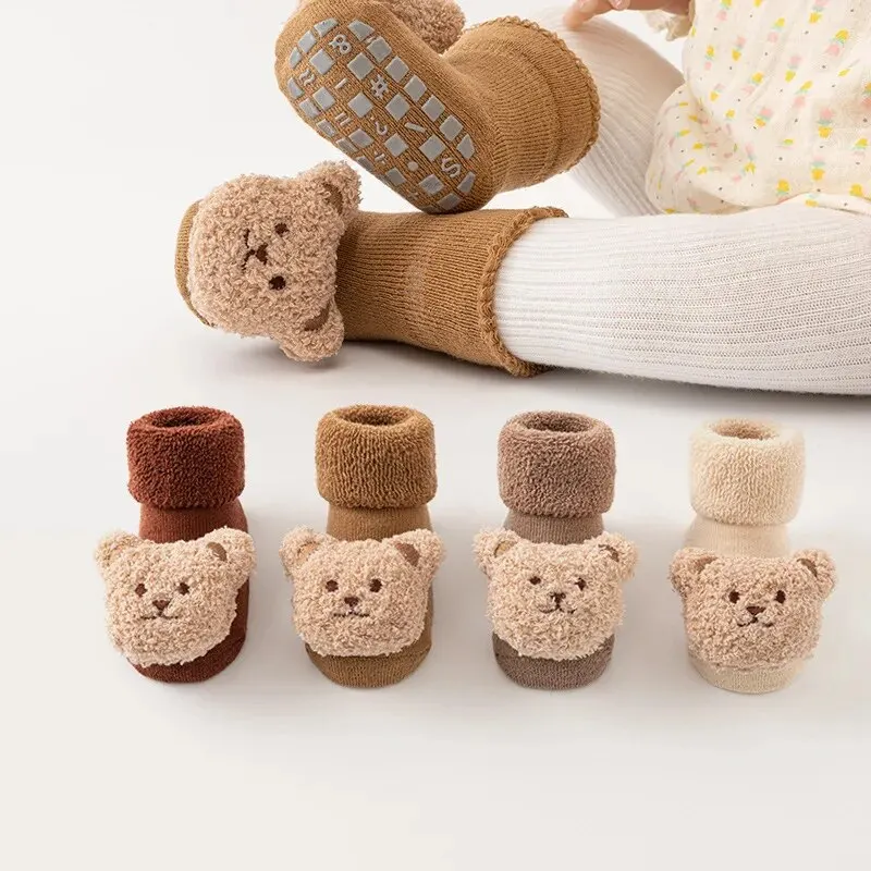Sonbahar ve kış moda basit ve  - Unisex Baby Socks Non Slip incelemesi ve fiyatı